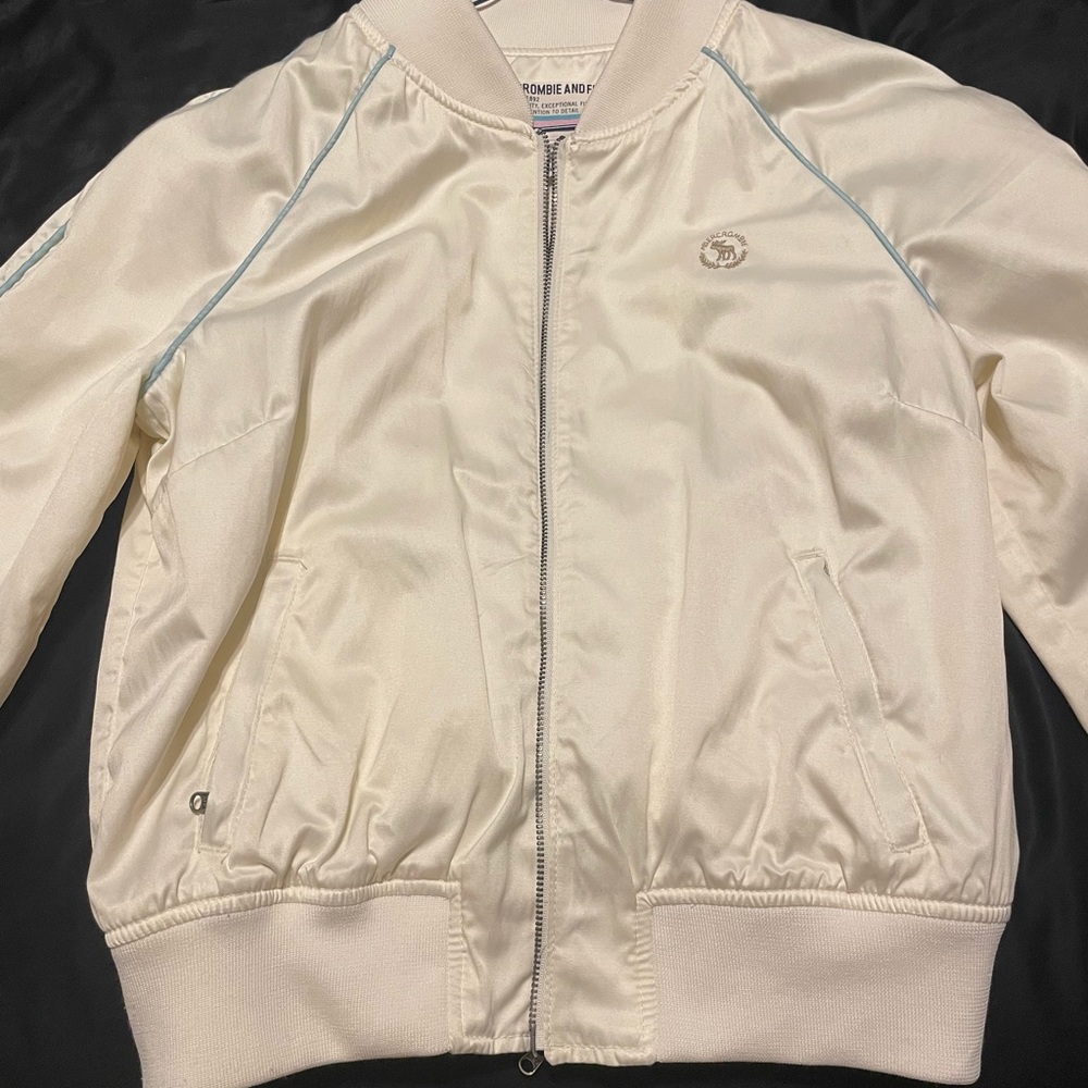 Abercrombie & Fitch Silk Bomber Jacket